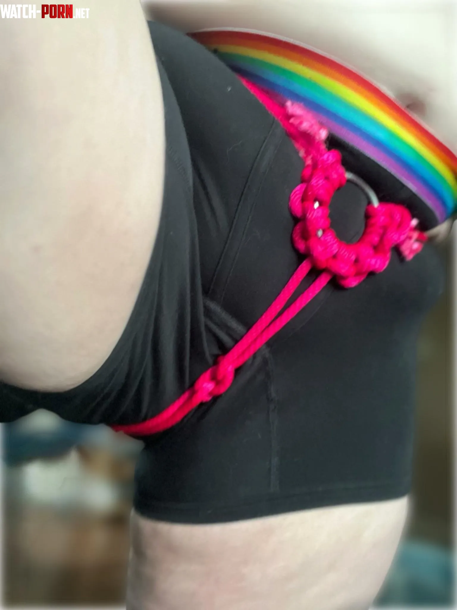 something a little different tonight. I strapped in S/F Apollo, and I’m going to see how long i can stand keeping him in while I go about the rest of my evening. Can you tell? by noregrets_dildos