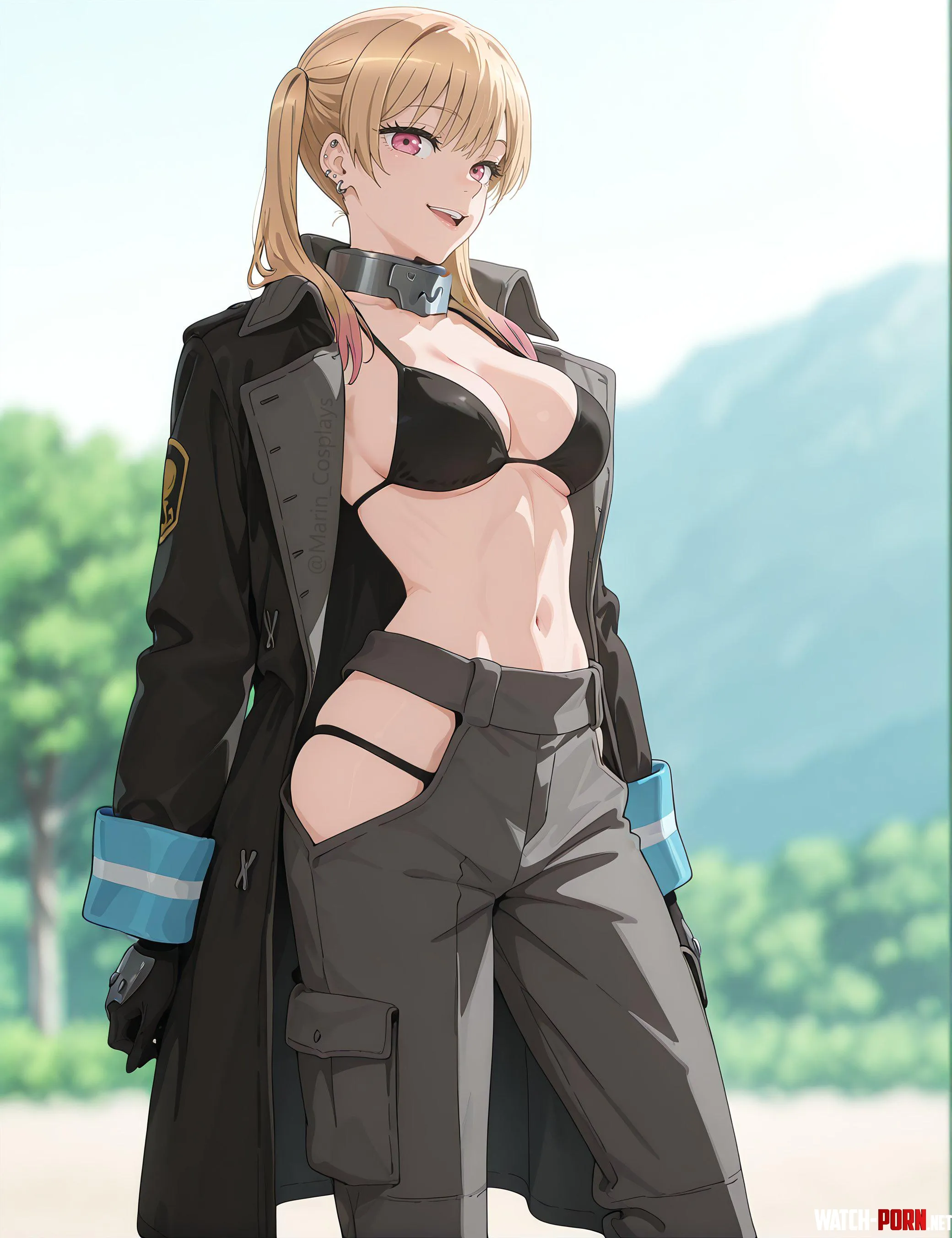 Marin Kitagawa's Tamaki Kotatsu Cosplay [Dress-Up Darling & Fire Force] by CheetahSperm18