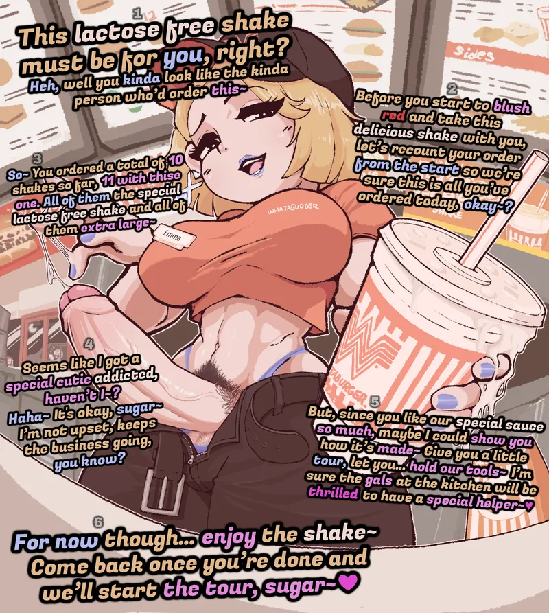 Thumbnail JPowo123 Presents a Lactose-Free Shake Adventure in Hentaicaptions - Delight in Public Play