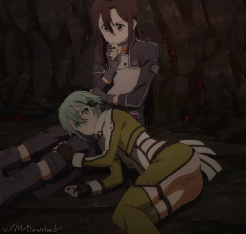 Thumbnail Exploring the Bottomless Sinon Edit by MrDownbad- of SAOHentai