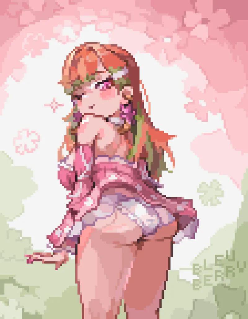 Thumbnail Pixelated Pleasures: Dive into Kiara's Pixel Art | bleuberry_art