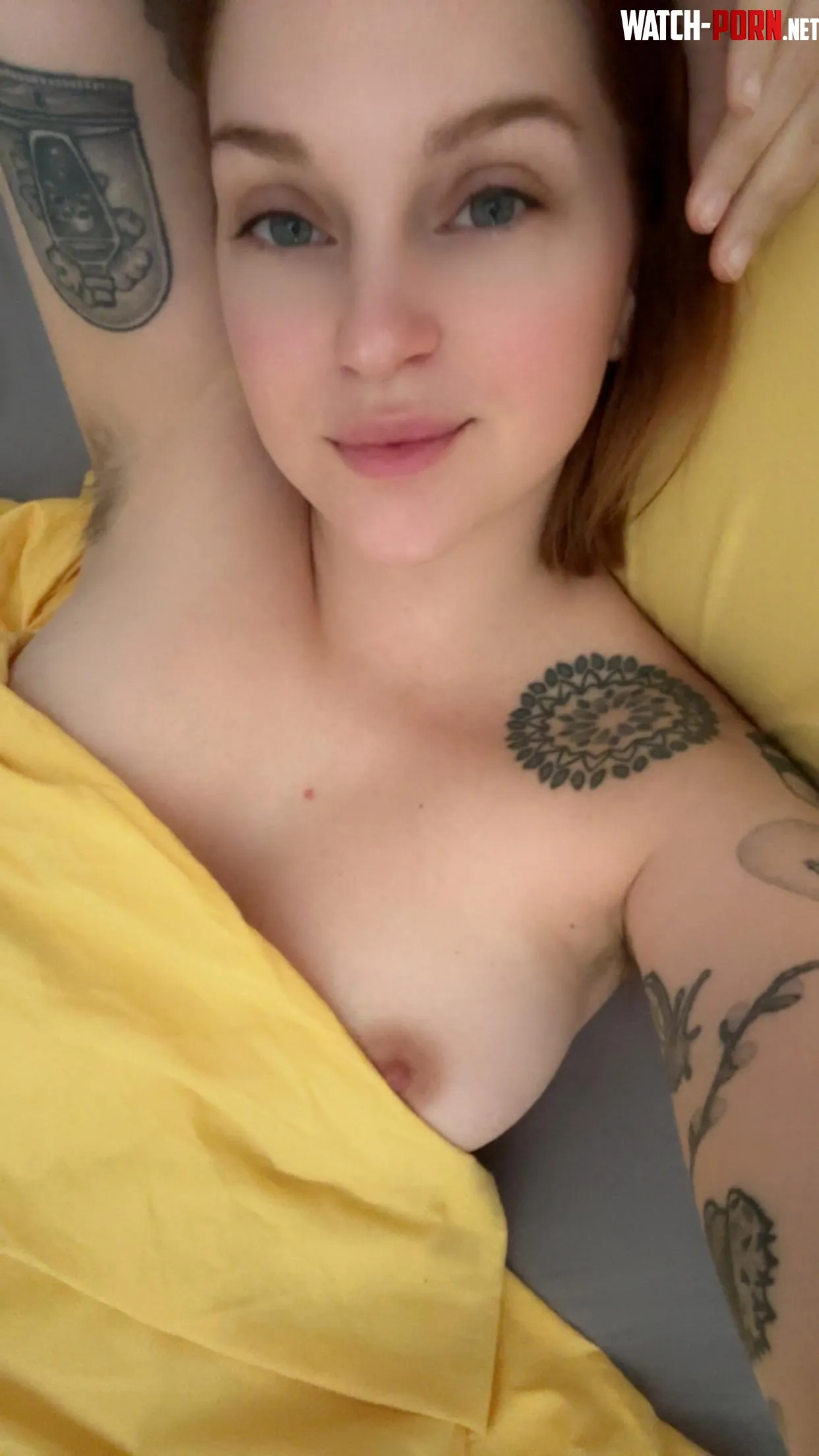 Pull those sheets down, lay your head on my belly as I read and start distracting me by flora_the_artist