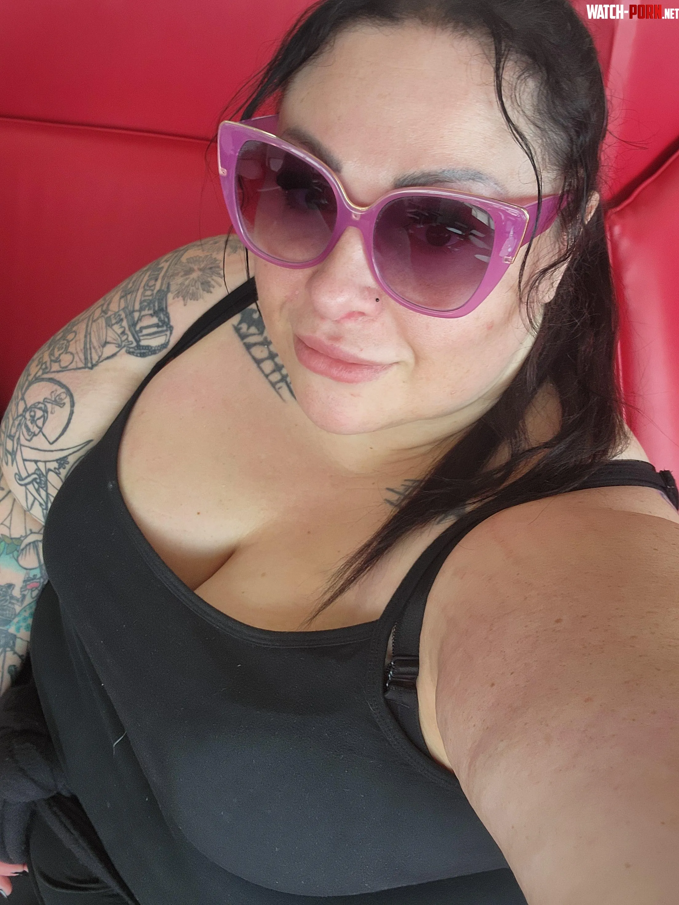 Jet set selfie by MissMortisBBW