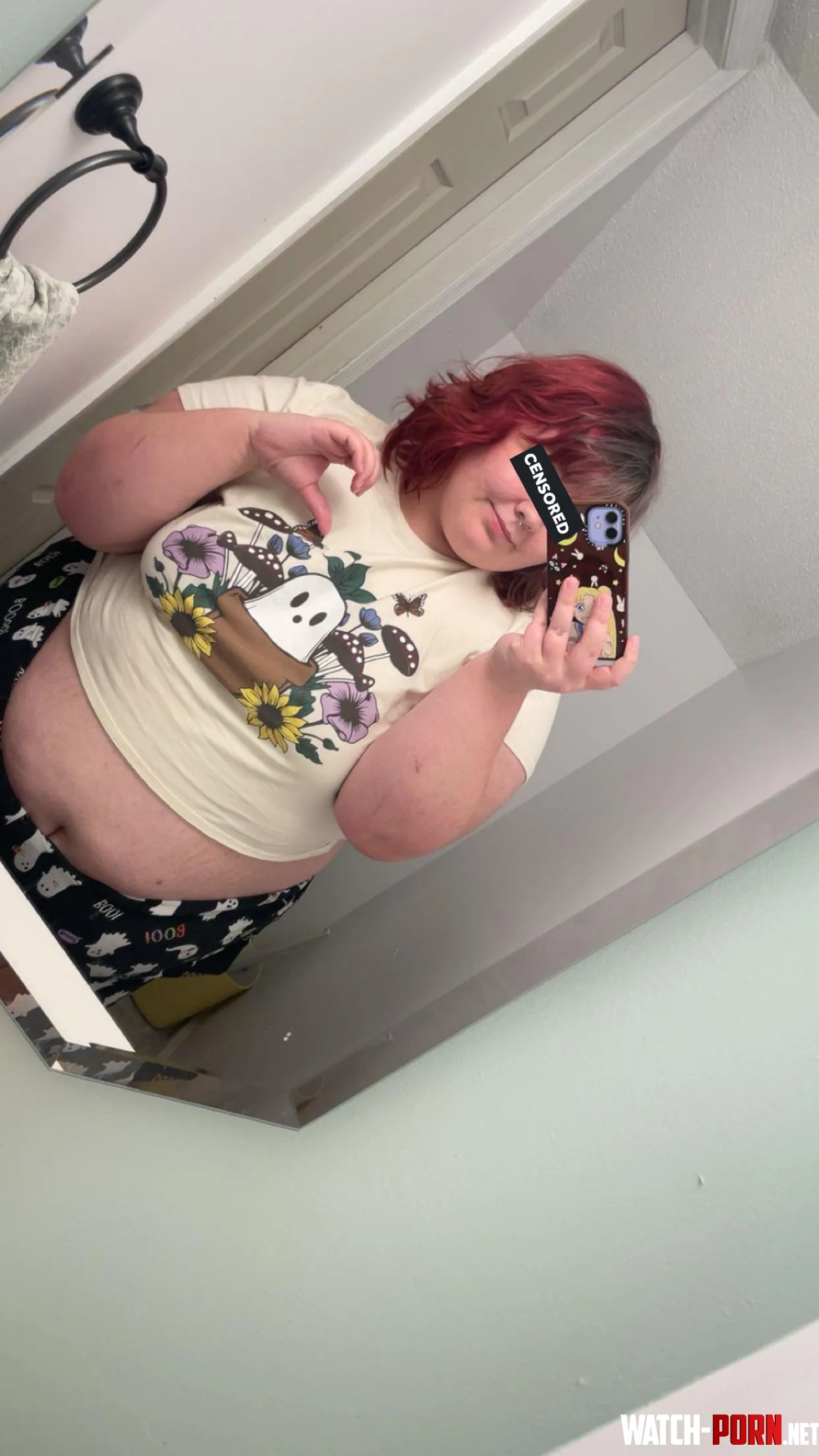 tummy + no bra 😝 by starry-eyed-brat