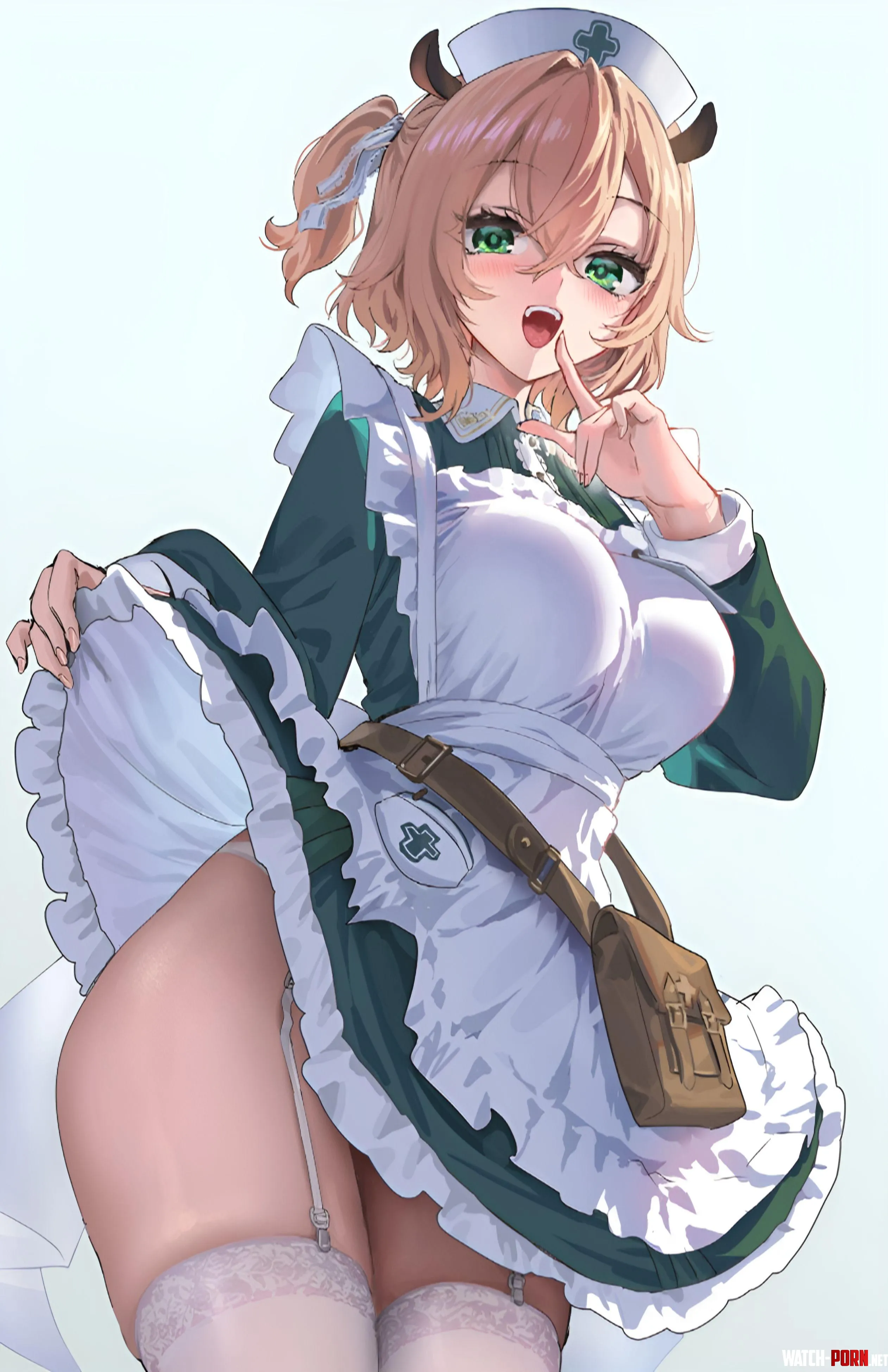 Nimi showing up her skirt [Indie Vtuber] by marxsander2016