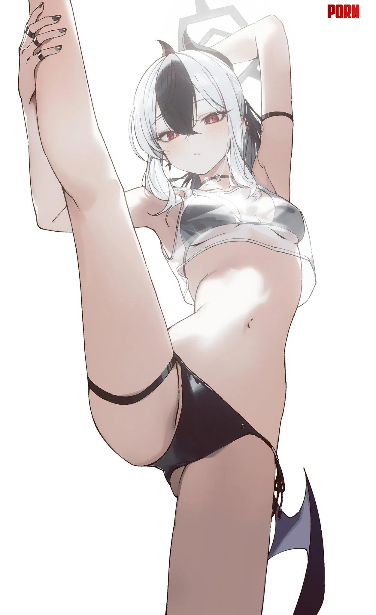 Kayoko doing some stretches [Blue Archive] by marxsander2016