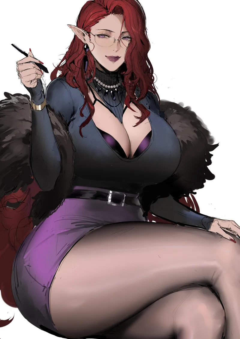 Thumbnail Artful MonsterGirl: Mommy Elf Original by Faoovo