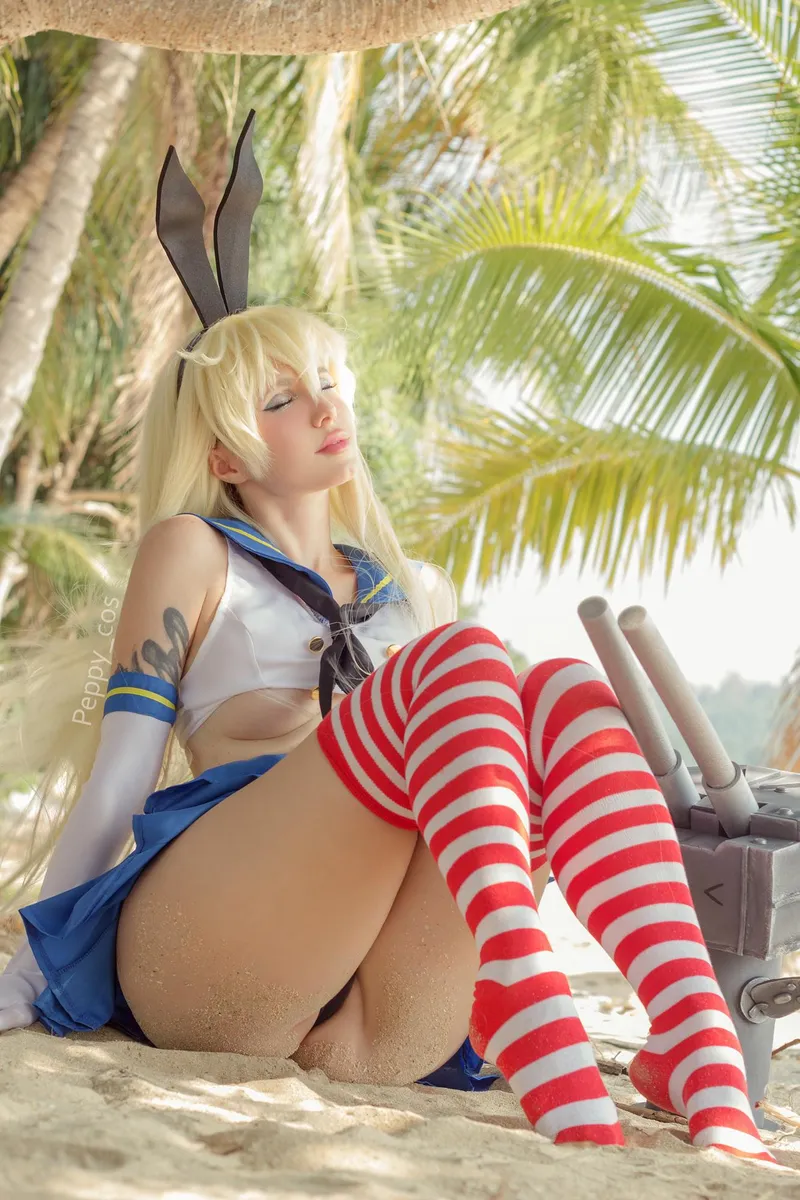 Thumbnail Peppy_cos Strikes Again with Shimakaze Cosplay in CosplayLewd