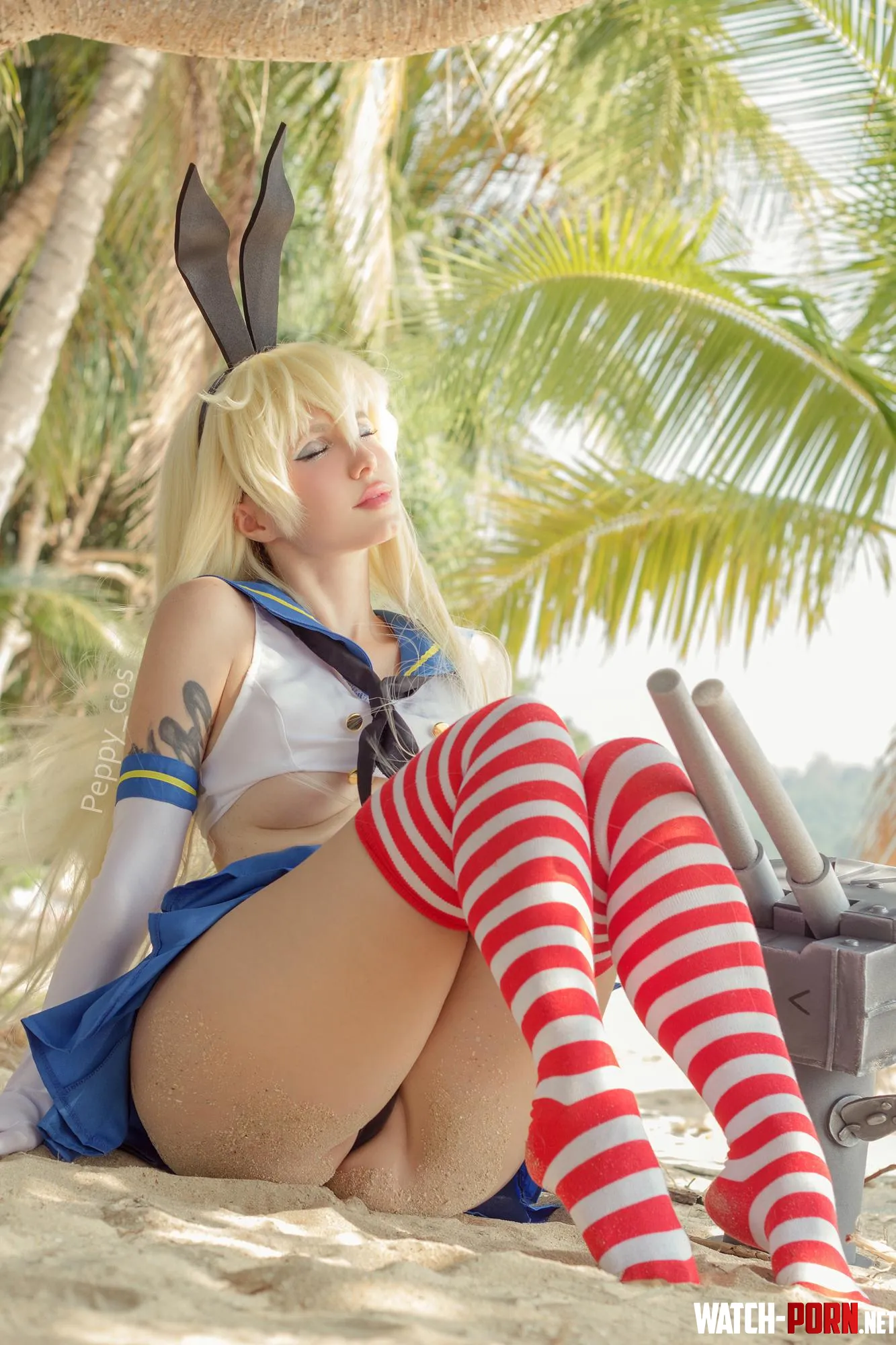 Shimakaze cosplay by Peppy_cos by peppy_cos