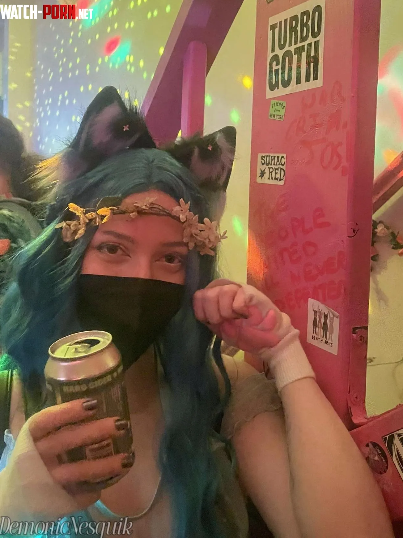 Went to a furry rave dressed like this hehe by DemonicNesquik
