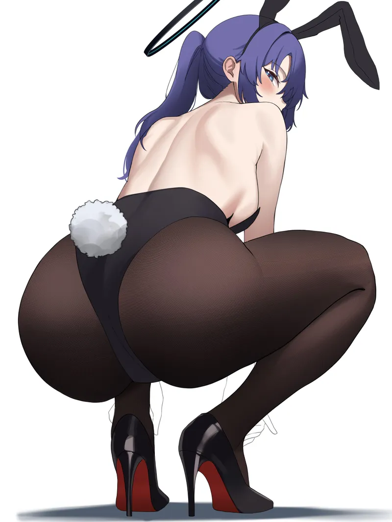 Thumbnail Sensual Delights: Yuuka in Bunny Outfit and Ponytail by elegantloveglimmer | elegantloveglimmer