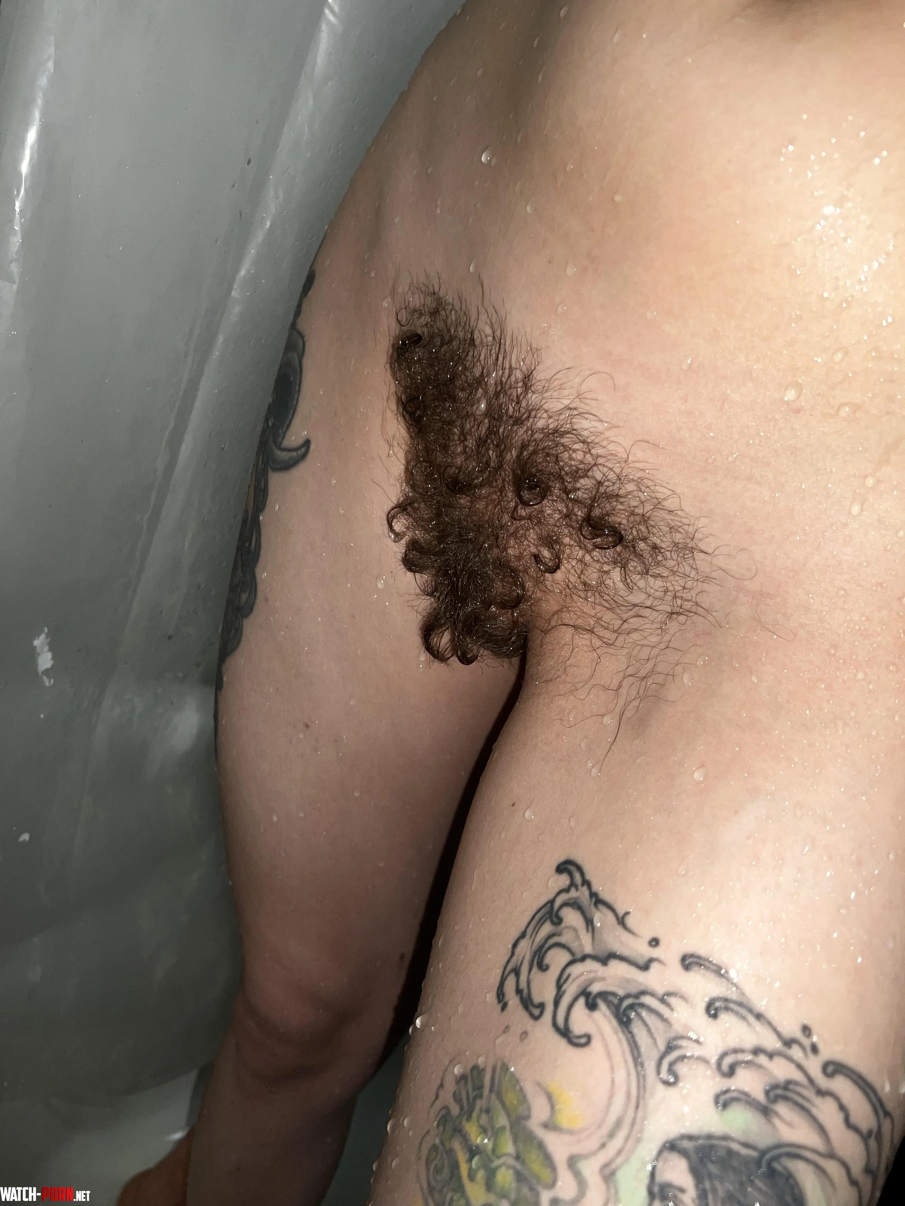 I’m obsessed with how curly and fluffy my bush is right now by aesthel