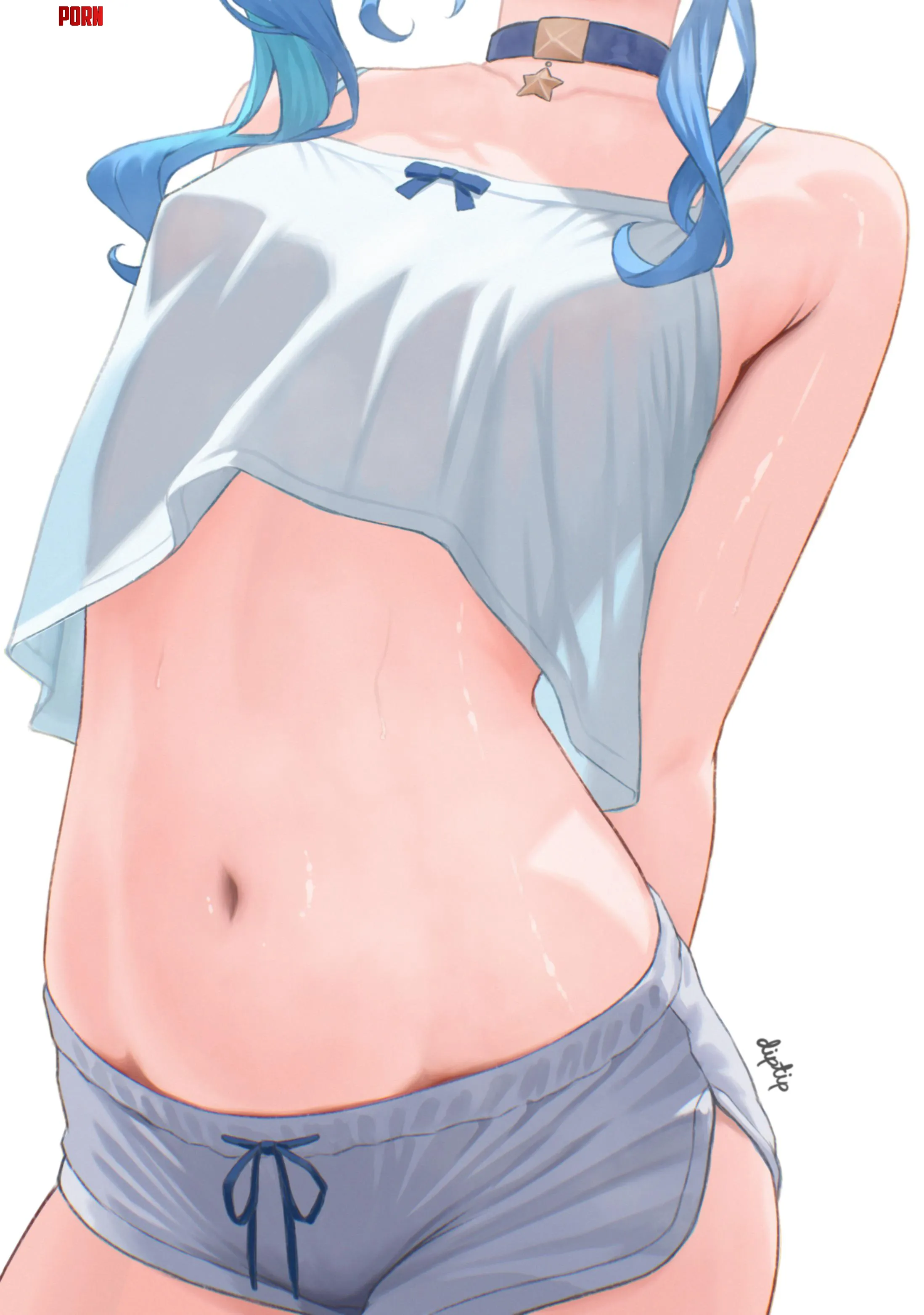 Suisei tummy [Hololive] by Wattatopz
