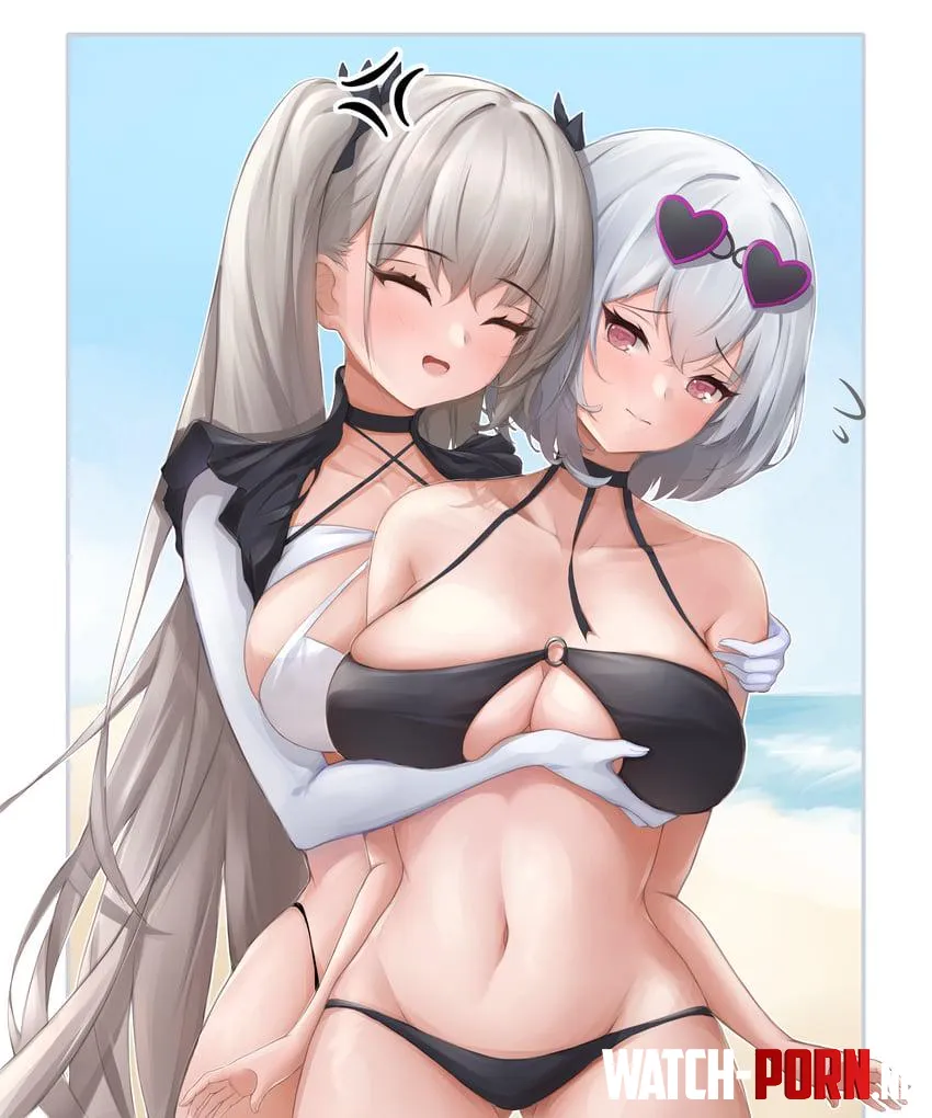 Sirius and Formidable [Azur Lane] by EvilRocketPug