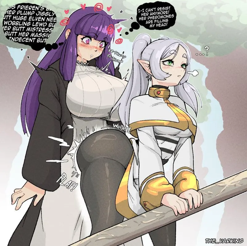 Thumbnail Passionate Grind: Frieren and Fern's Moment in Elf Hentai by KrazyK1989