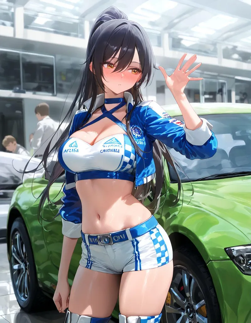 Thumbnail Sakuya Shirase's Race Queen Aura [Idolmaster] by CheetahSperm18 | animemidriff