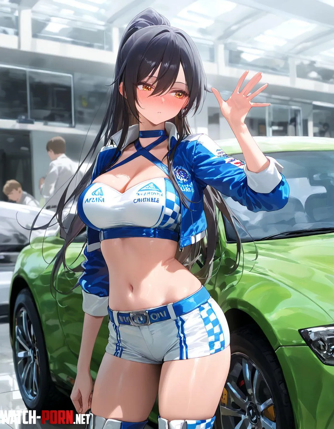 Race Queen Sakuya Shirase [Idolmaster] by CheetahSperm18