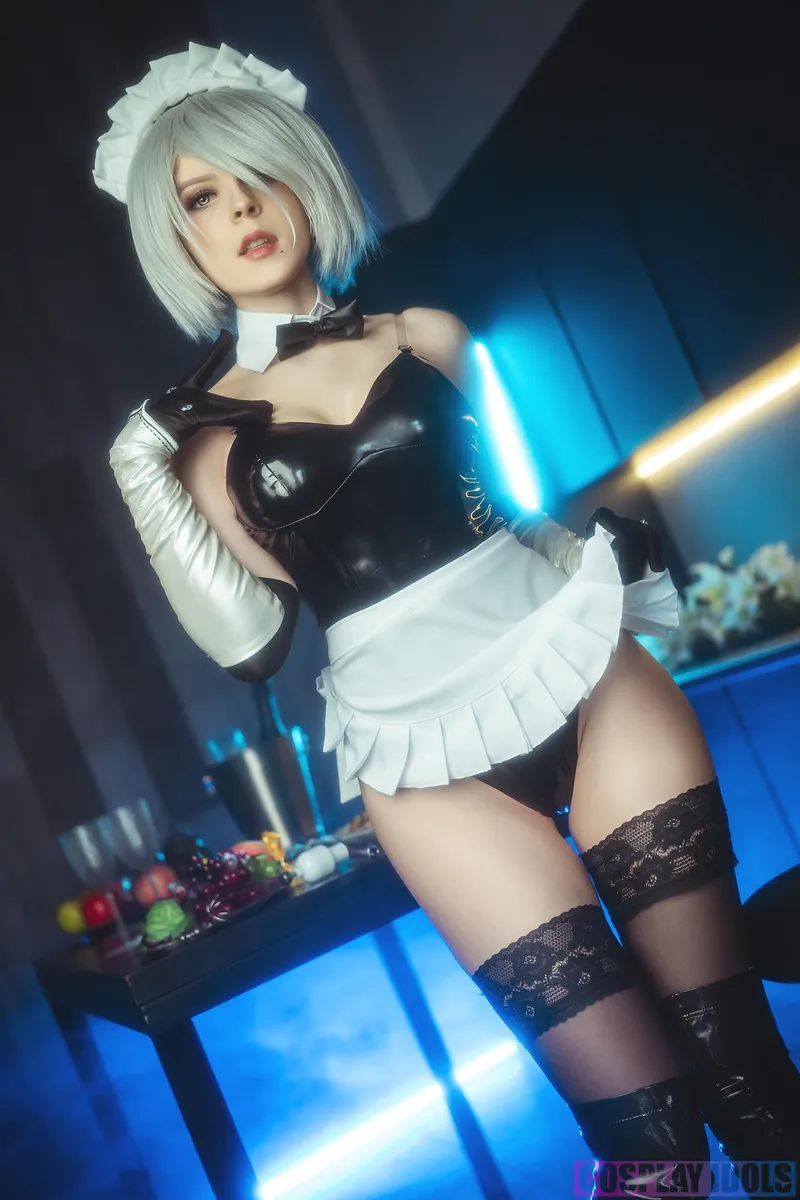Thumbnail 2B Cosplay Maid Ver.: MukhaCosplay
