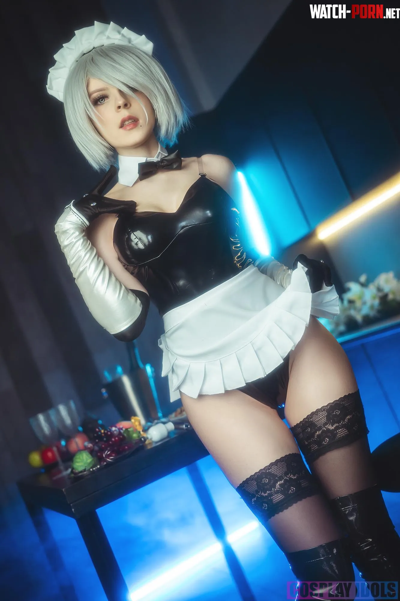 My 2B cosplay Maid ver. by MukhaCosplay