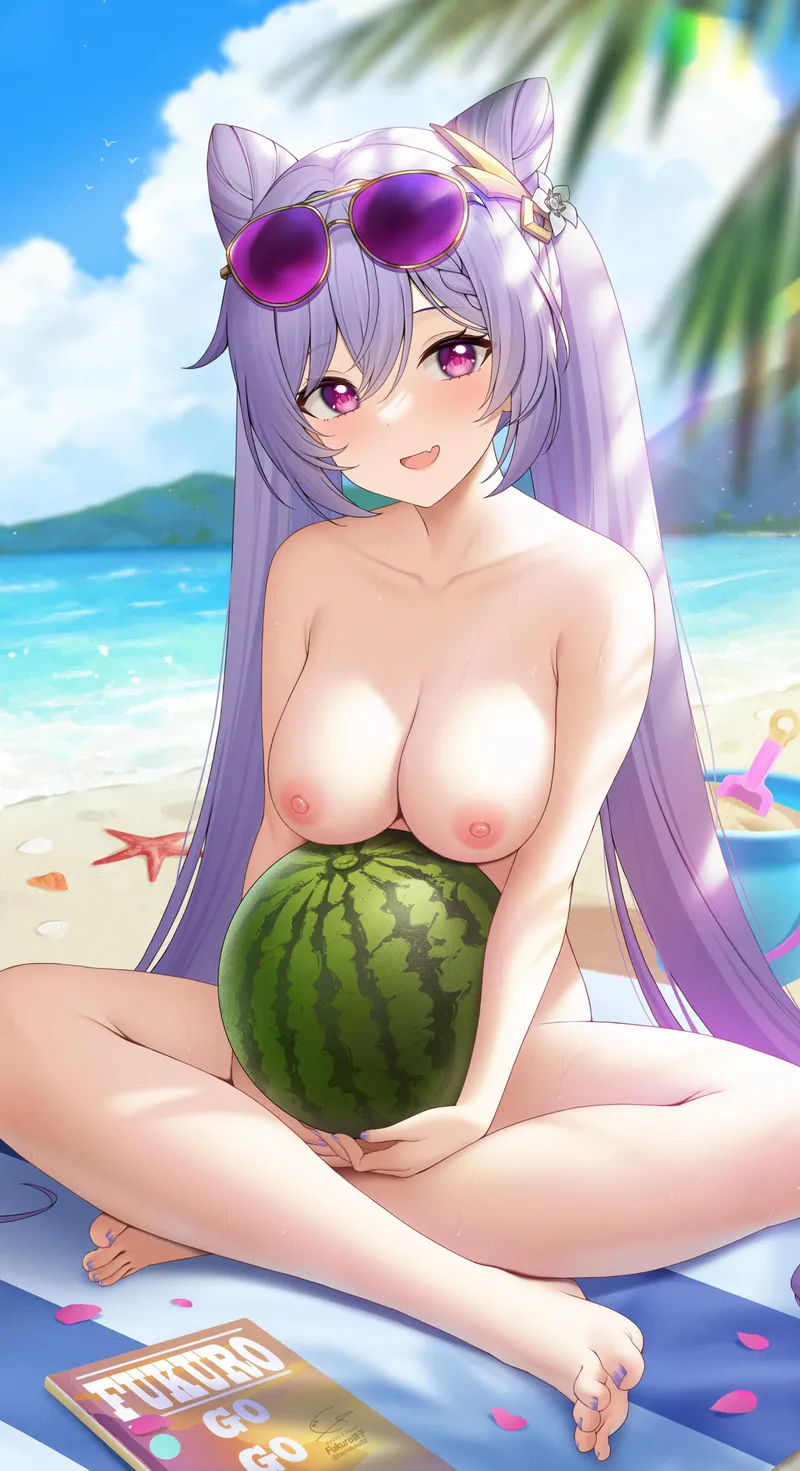 Thumbnail Indulge in Fukuro's Huge Watermelon: A Juicy Tale by YeetedTuna in hentai