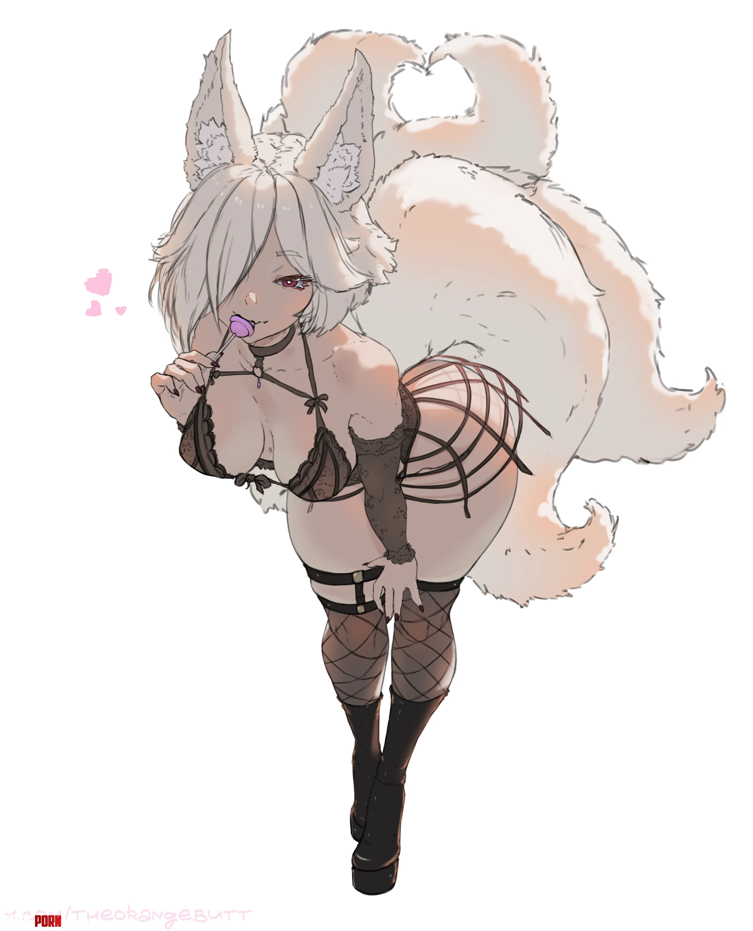 GothGirl Fox (theorangebutt) by theorangebutt
