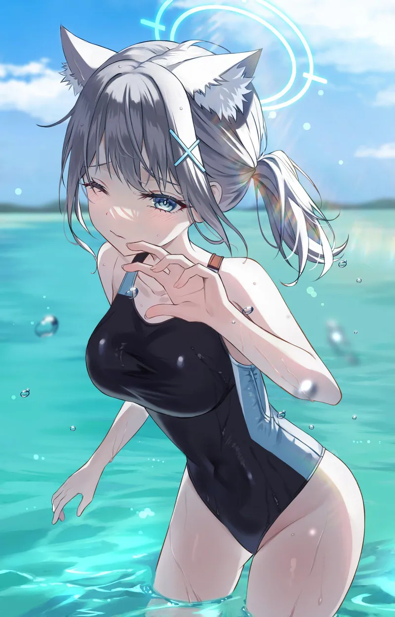 Thumbnail Dive into SwimsuitHentai with Shiroko from Blue Archive | McKnight94