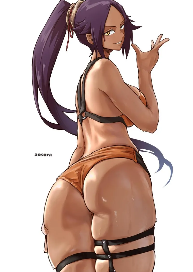 Thumbnail Whanikari: Yoruichi's Alluring Display From Behind