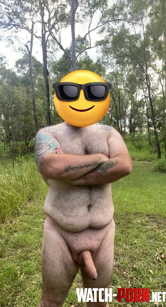 Just a nudist enjoying some time in the bush. by Deakon9487