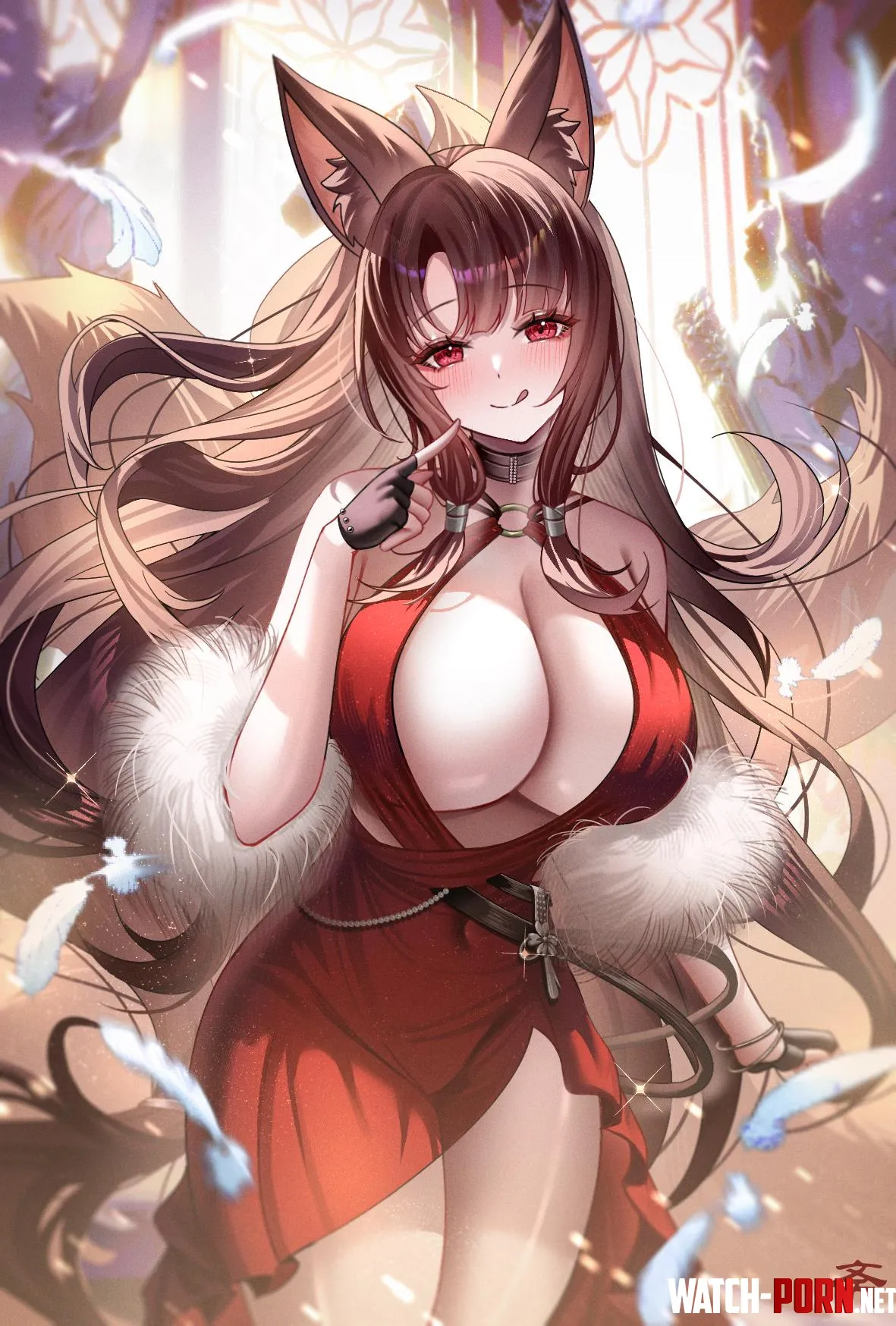 Akagi in red dress (碳酸 / szmmm303) [Azur Lane] by elegantloveglimmer