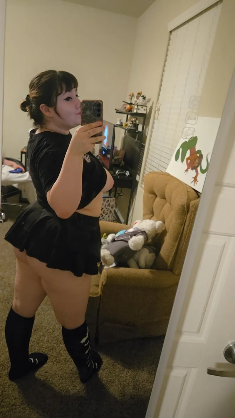 Thumbnail Mini Skirts: Timeless Fashion at 20 by LovelyGhost1213 in BBW
