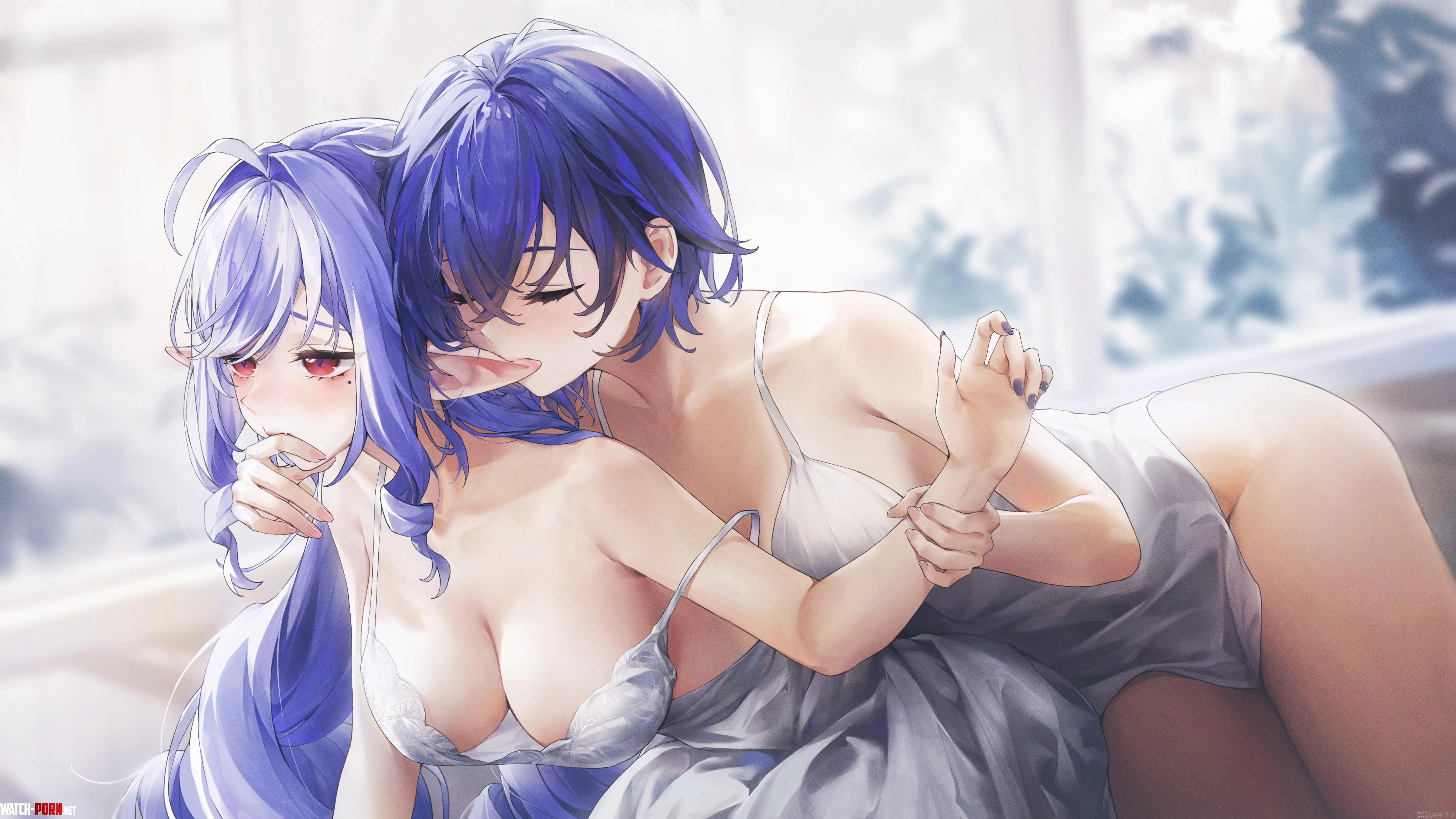 Belle & Vivian in night gown [Zenless Zone Zero] by Silent_Steak_9540