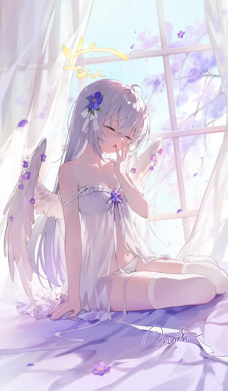 Thumbnail By the Windowsill by MyLifeIsAHornyMess in Ecchi Category