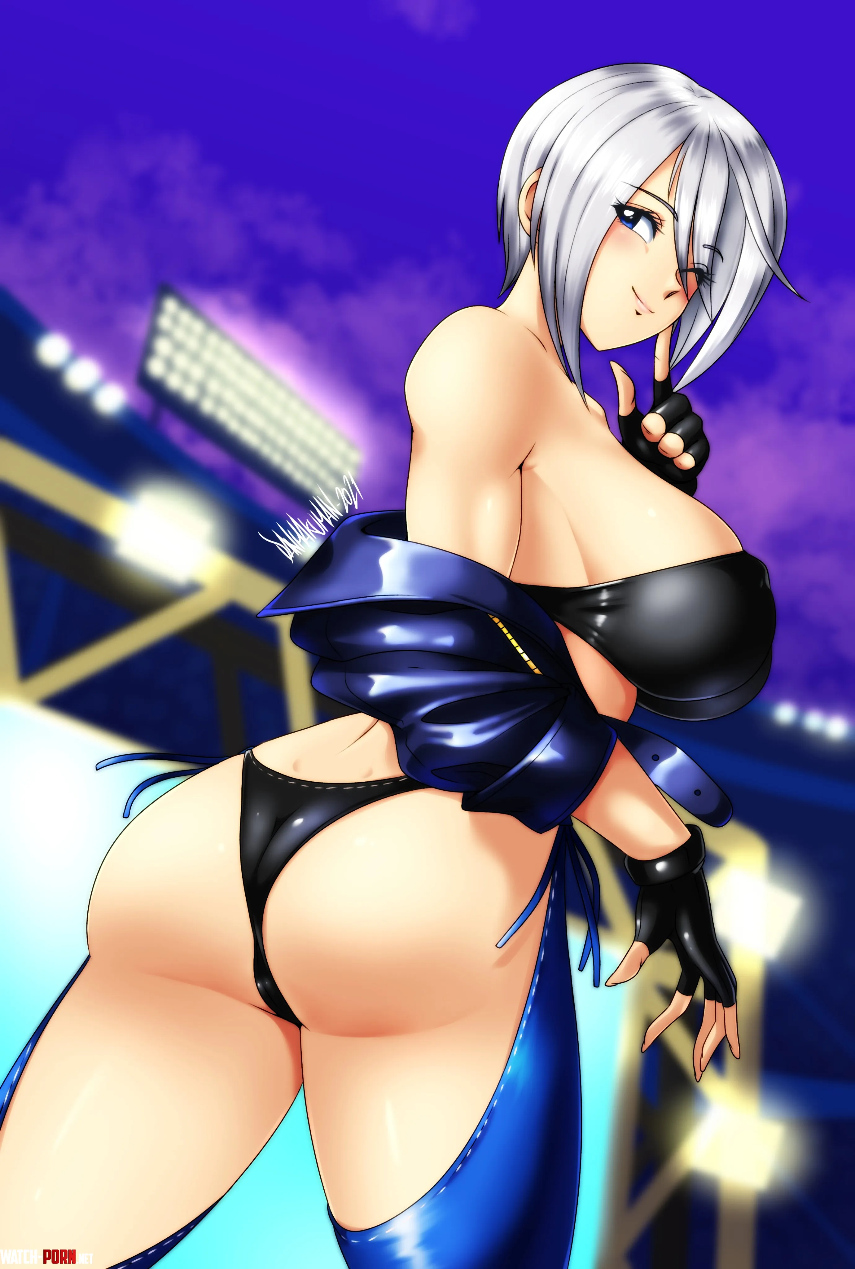 Angel's back and booty [KOF] by Terran117