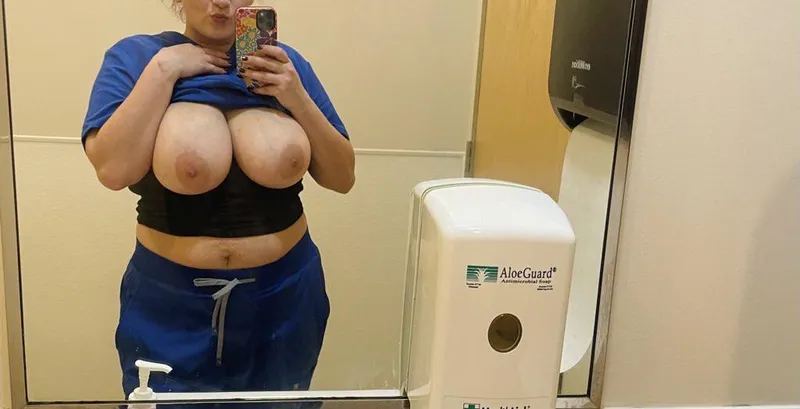 Thumbnail Taking a Break: Titty Tuesday Flash at Work by startingout69