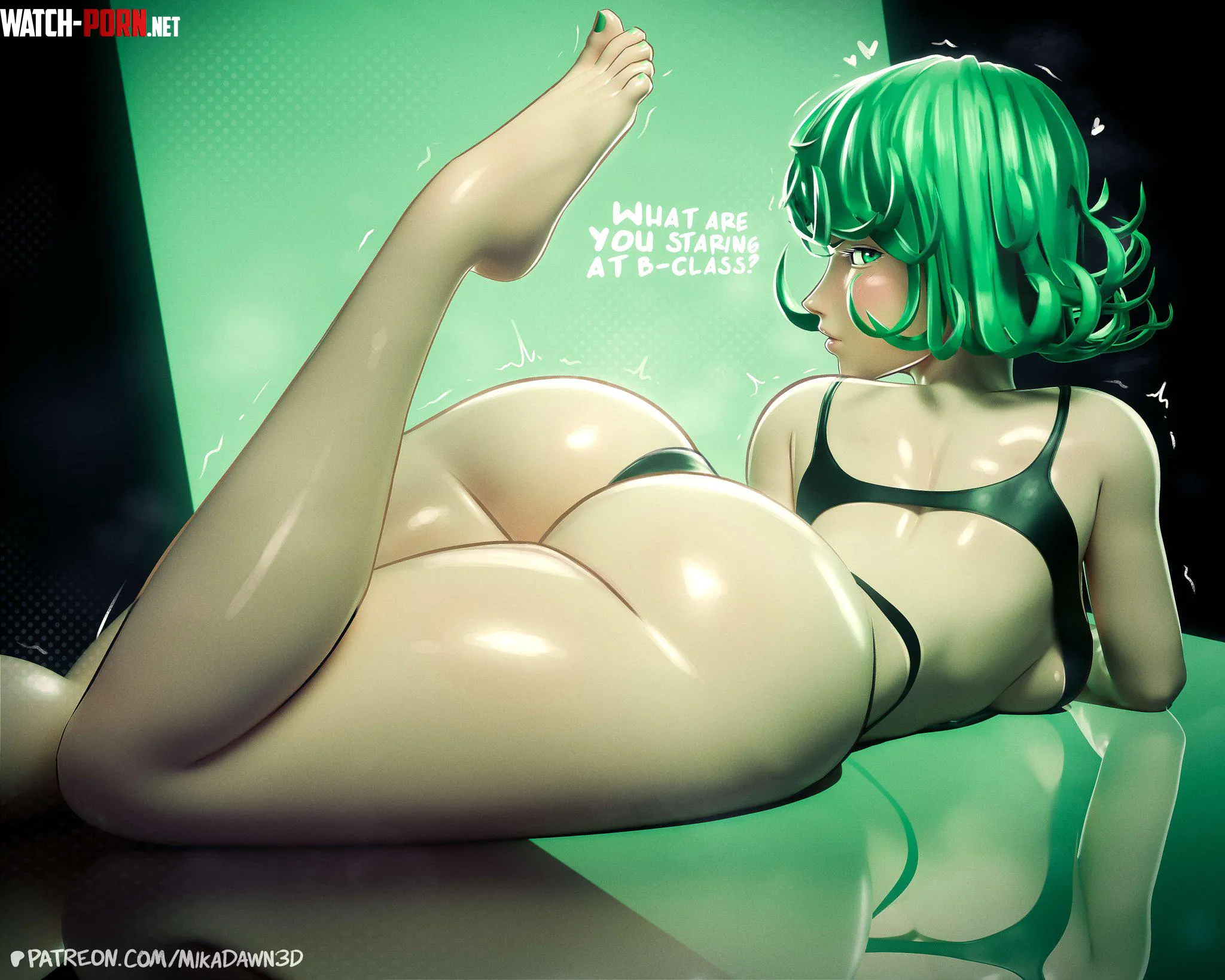 Tatsumaki's meaty thighs and gyatt by Level-Ad5048