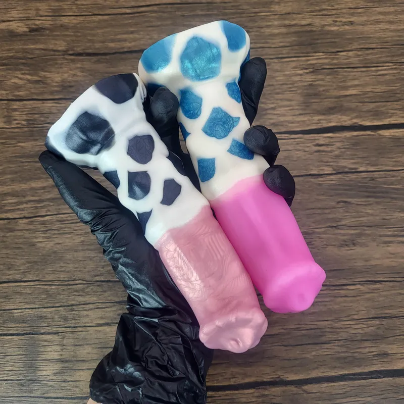 Thumbnail Wanderingbardtoys: Excitement Ahead with Cow Print in BadDragon