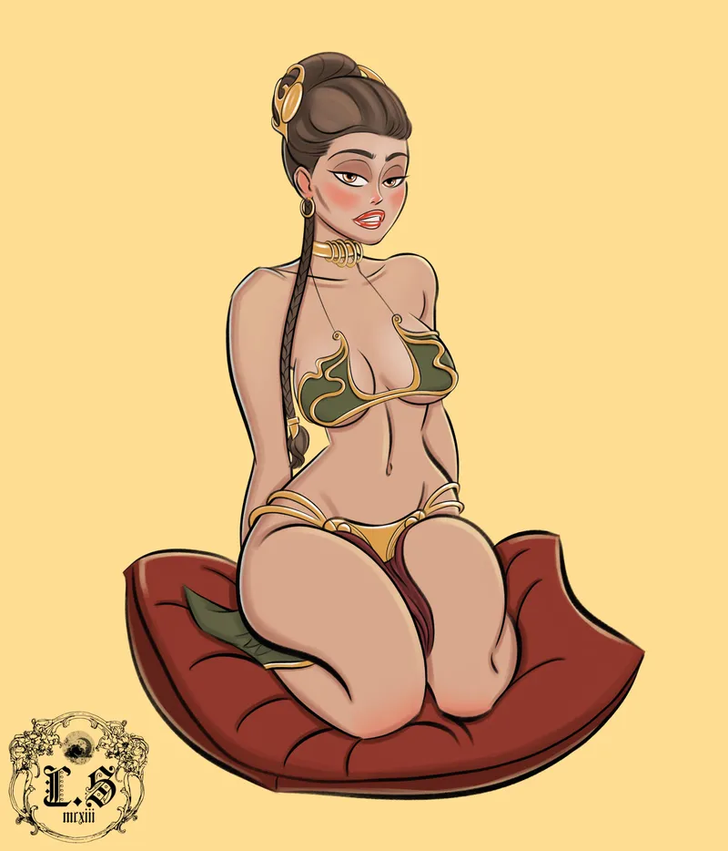 Thumbnail Leia's Latex Pinup: Dive into StarWarsNSFW with LatexVixens