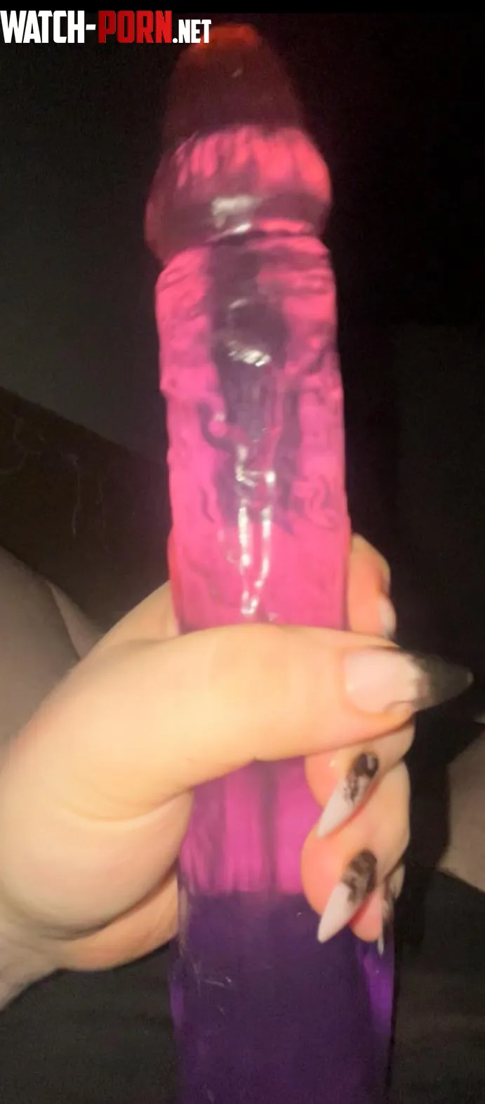 Pretty nails around a dildo by Playful-Arm-6688