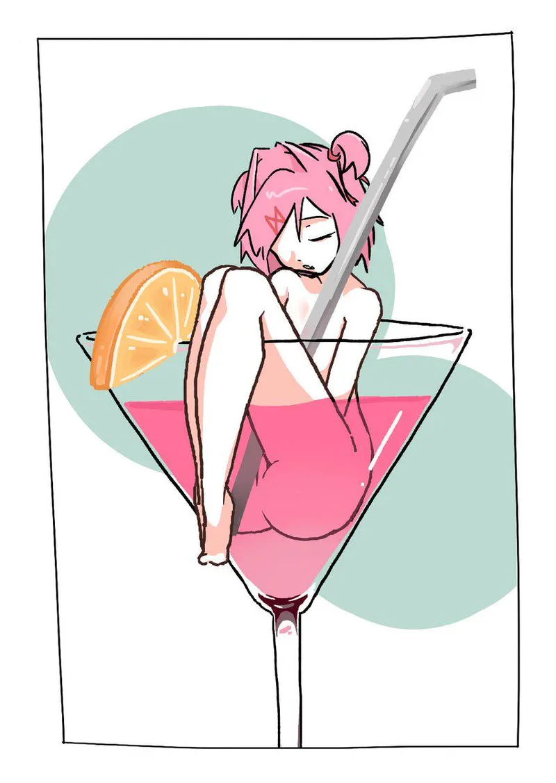 Thumbnail ExspiravitBag's 'Cocktail' in DDLCRule34 Collection