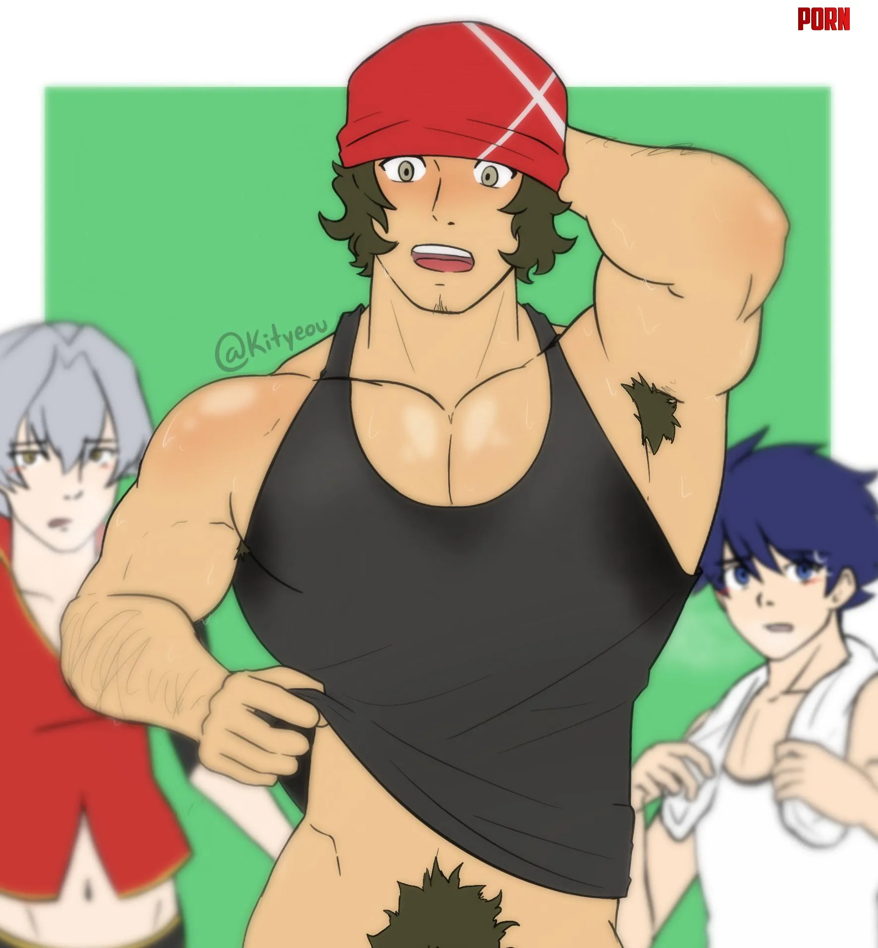 SideM needs more bara fanart, they have some good looking characters by Anxious-Climate-1379
