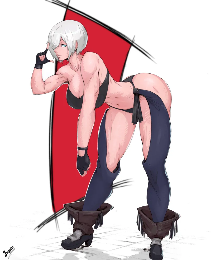 Thumbnail TheTMoneyMan Captures KoF Angel's Essence in fitdrawngirls