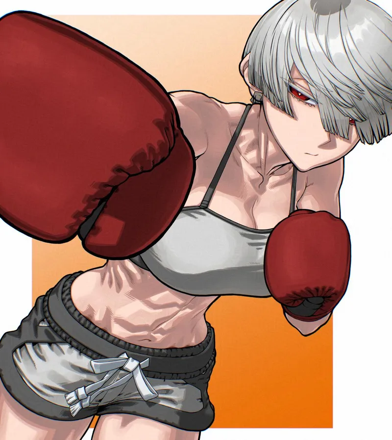Thumbnail TheTMoneyMan's Striking Fit Drawing of Female Boxer