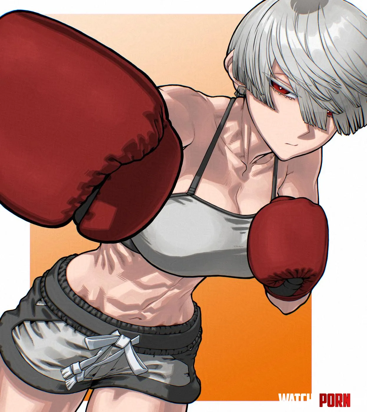 Female Boxer [@SannUsda] by TheTMoneyMan