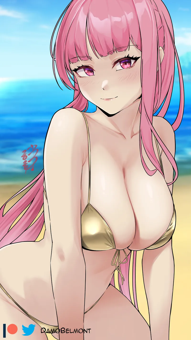 Thumbnail A_MASSIVE_PERVERT Presents Gold Bikini Calli [Hololive] for BigAnimeTiddies Fans