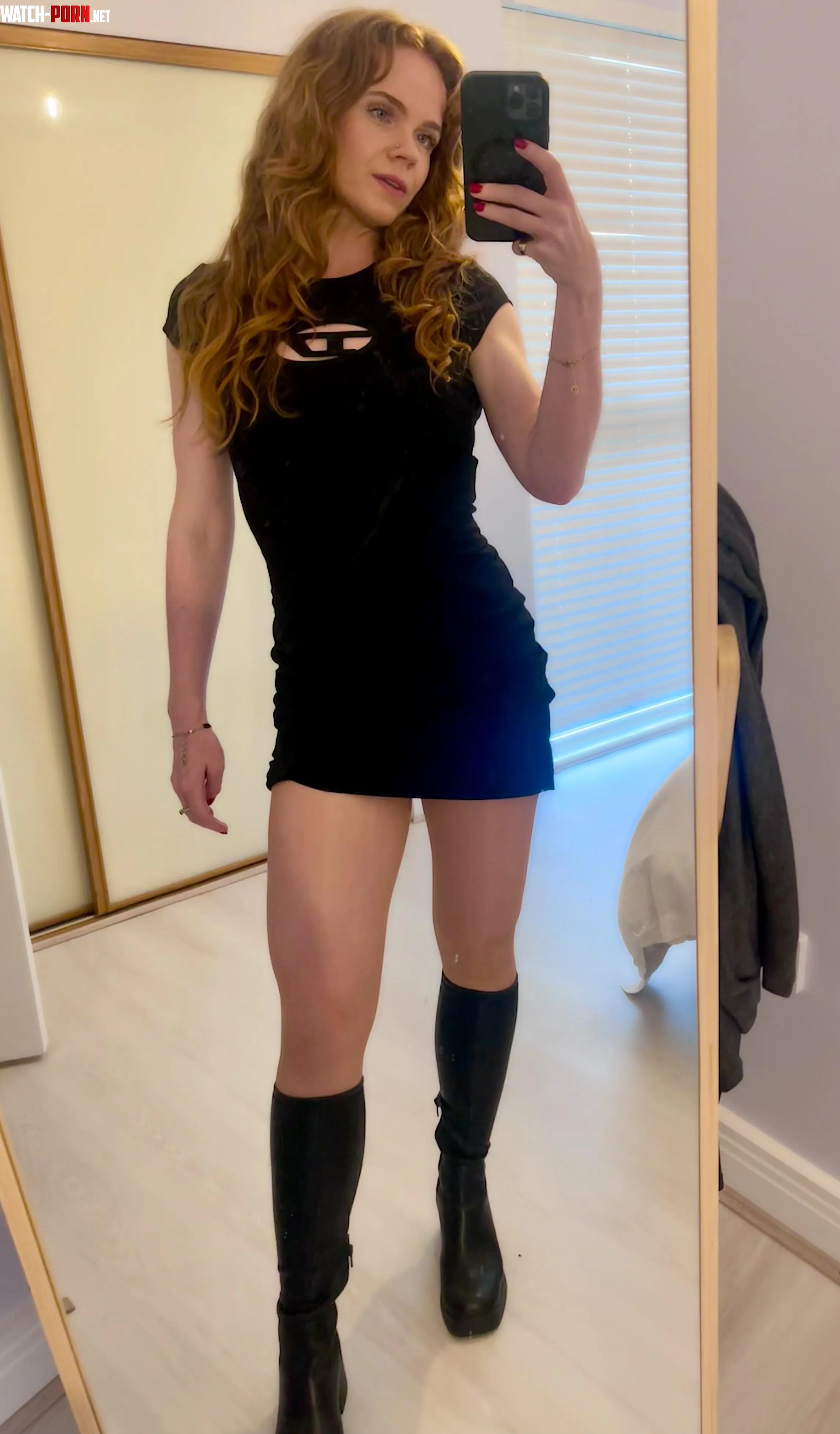 Thoughts on the black boots? by Ginger-Gina