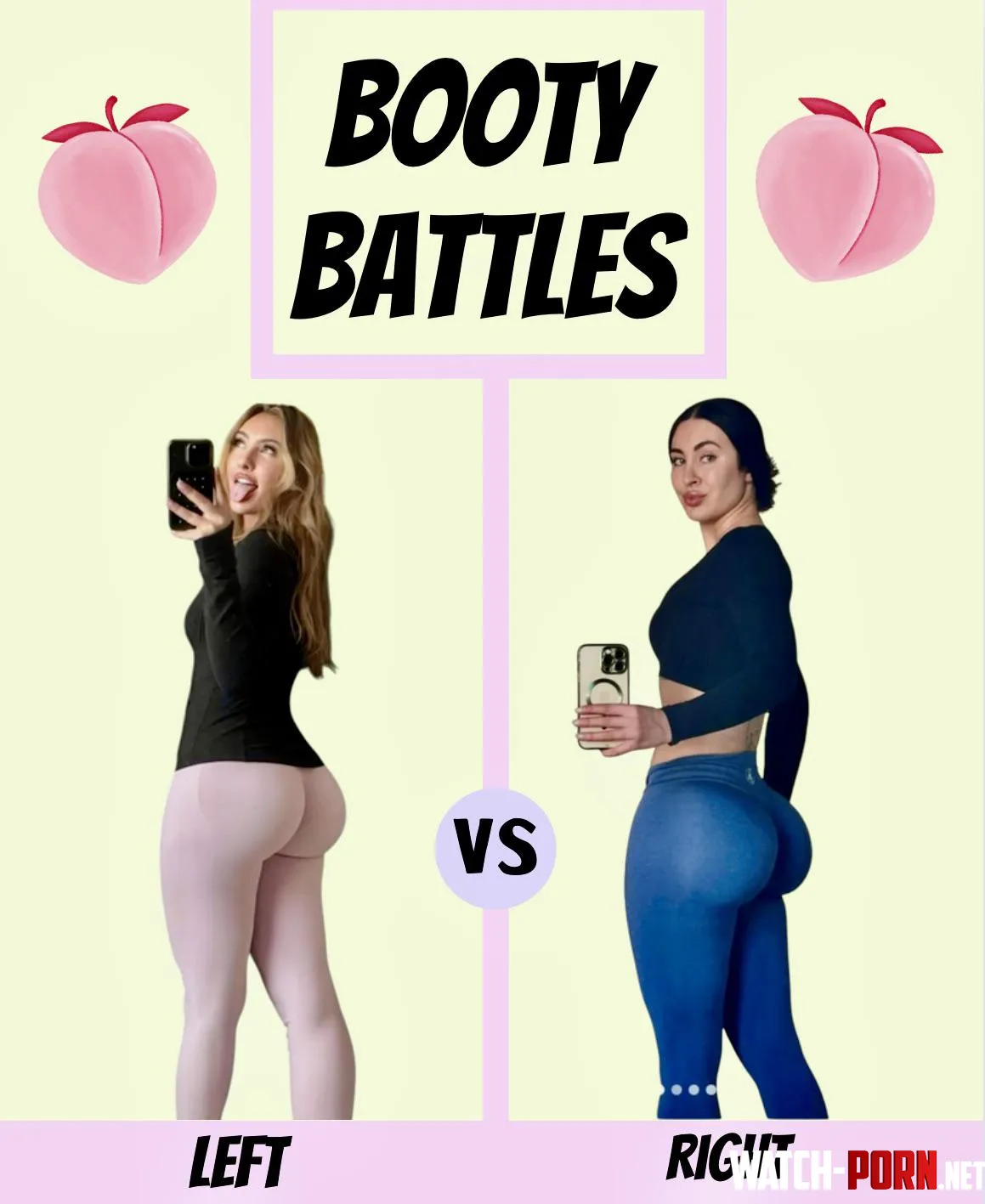 BOOTY BATTLES‼️🍑 Left or Right? 👀(gym girl edition) by Low-Night-2717