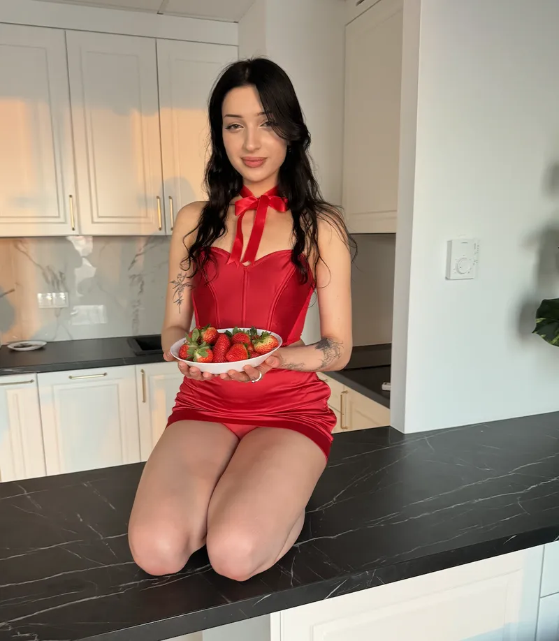 Thumbnail Strawberry Seduction: Ivanllz's Flirty Journey | tightdresses