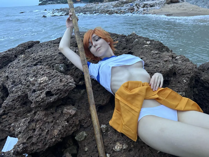 Thumbnail Nami's Charm Unfolded: kawaiiipunk's NSFWCostumes Creation