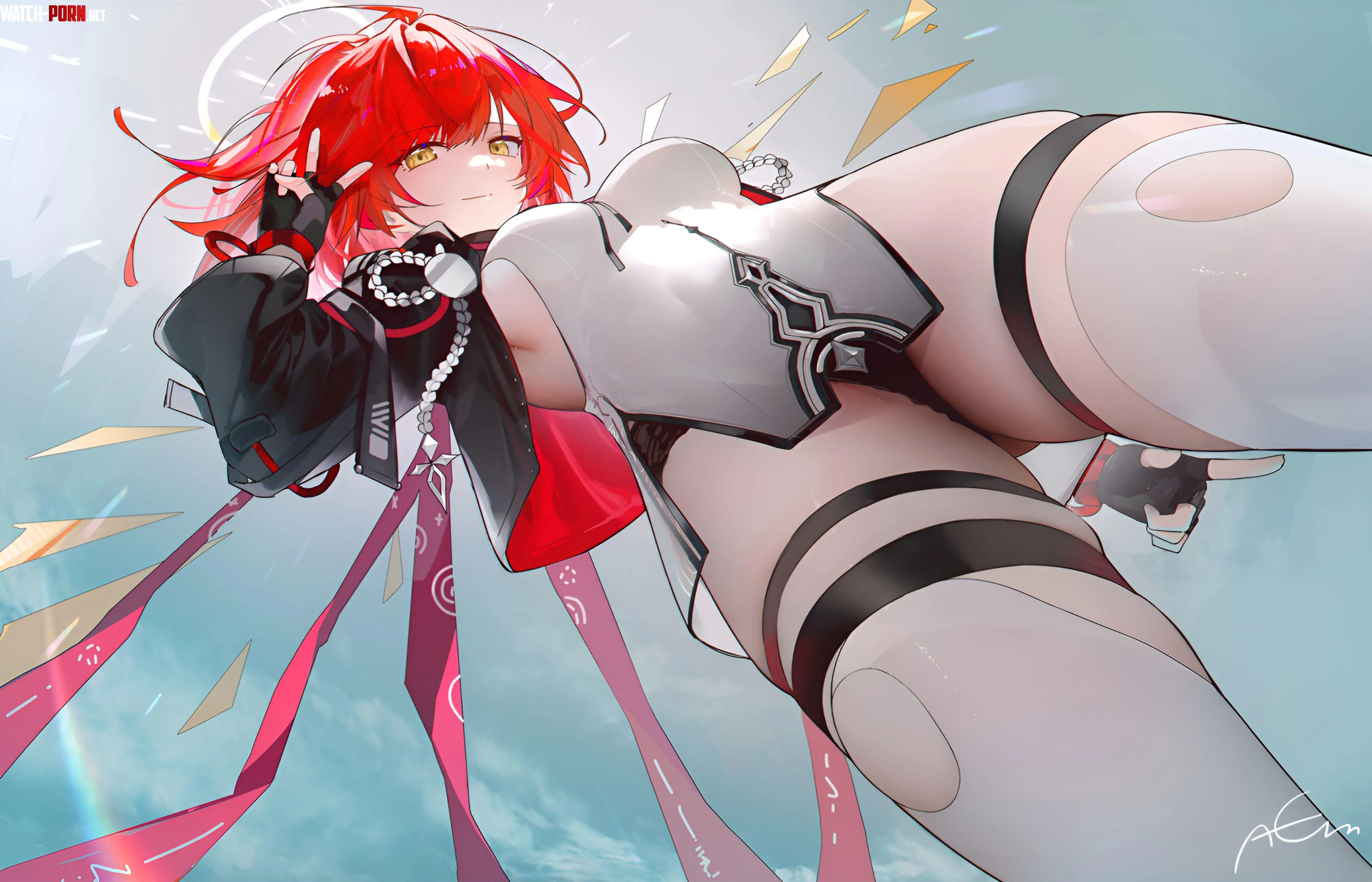 Exusiai's very nice thighs [Arknights] by marxsander2016