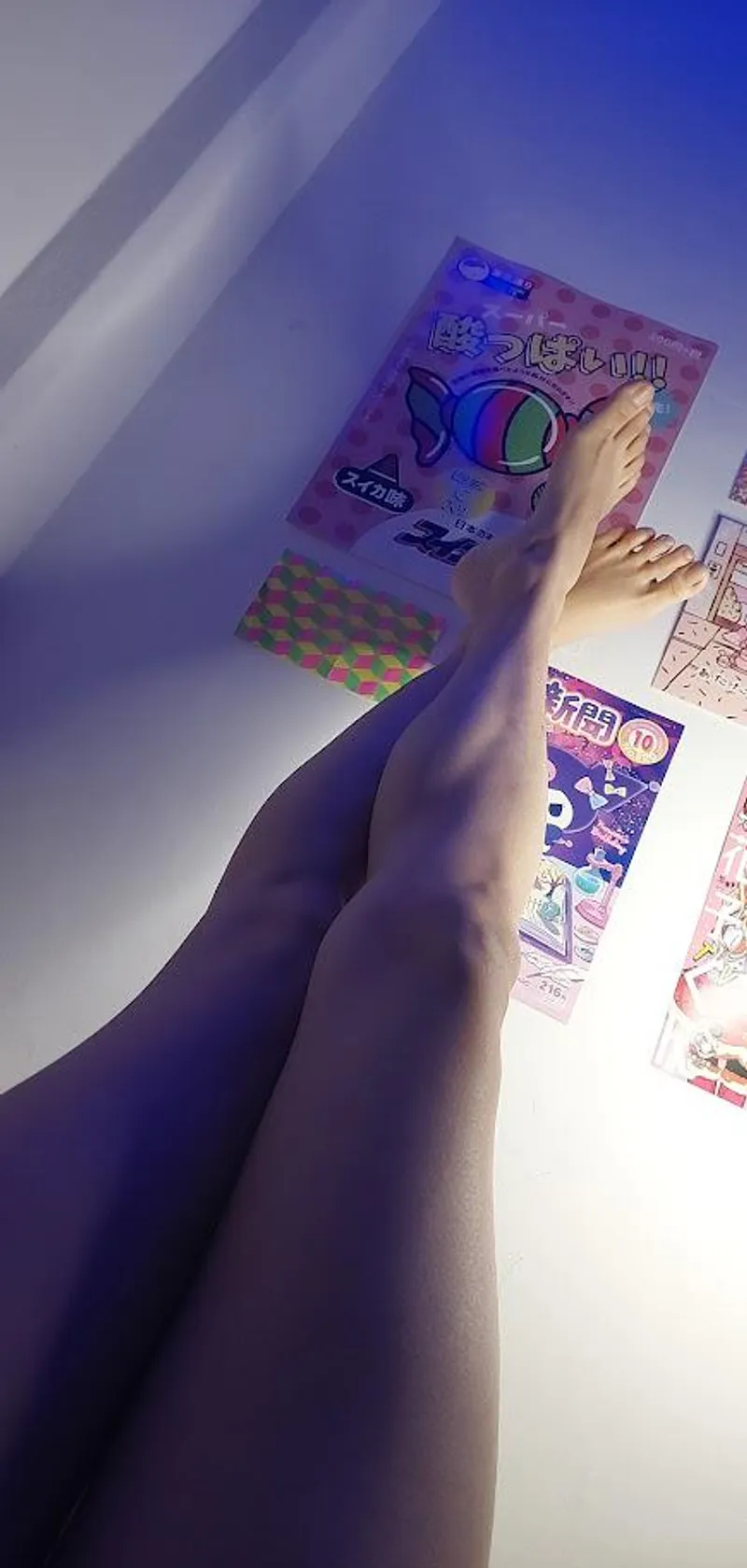 Thumbnail Cute Legs Showoff: Embracing Beauty by xnemeiax | legs